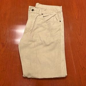 Coastal cotton khaki pants